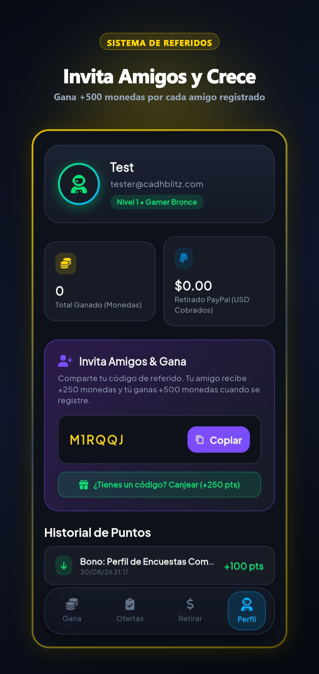 Perfil de Usuario